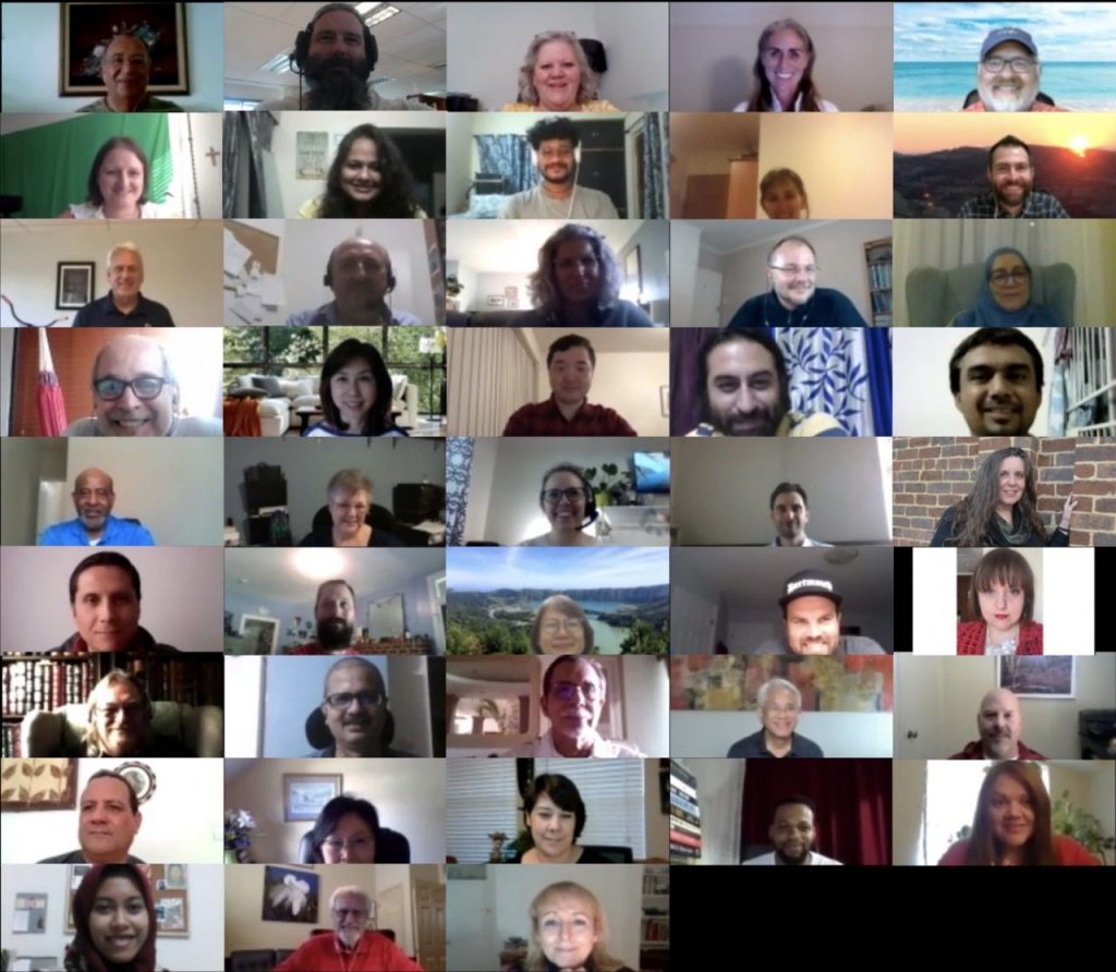 2020 Fall Webinar Train-the-Trainers group photo