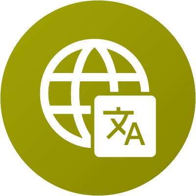 Icon of a globe